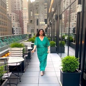 Adrianna Papell Green Gown dreams